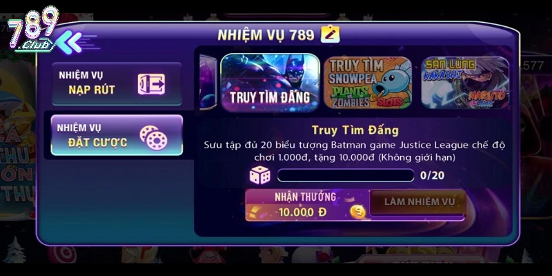 Các bước tham gia khuyến mãi 789CLUB cơ bản Các bước tham gia khuyến mãi 789CLUB cơ bản