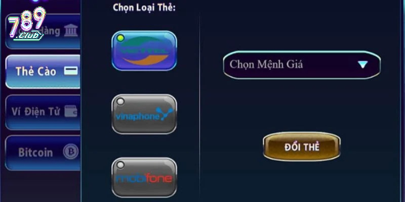 Đổi thành thẻ cào điện thoại Đổi thành thẻ cào điện thoại