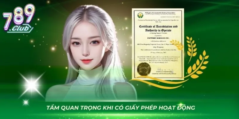Giấy phép hoạt động có vai trò quan trọng với hoạt động của cổng game Giấy phép hoạt động có vai trò quan trọng với hoạt động của cổng game